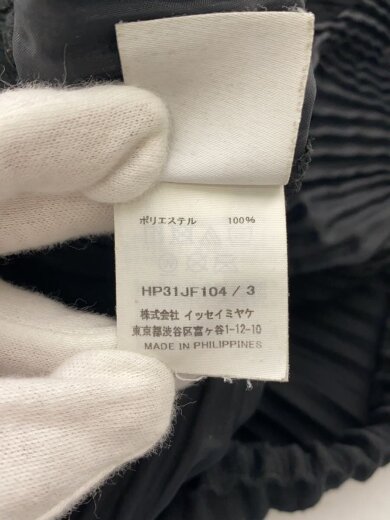 商品画像：23ss/ストレートパンツ/3/ポリエステル/BLK/HP31JF104 5