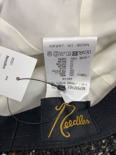 商品画像：キャスケット/M/ウール/BLK/チェック/メンズ/HM048 5