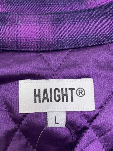 商品画像：OMBRE CHECK SHIRT JACKET/L/ポリエステル/PUP/HTAW-224001 3