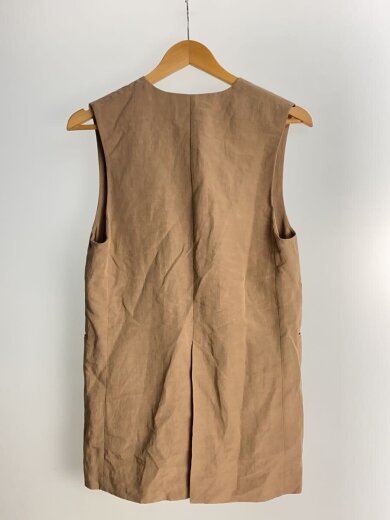 商品画像：ベスト/S/レーヨン/BRW/無地/1625-139-4714 2