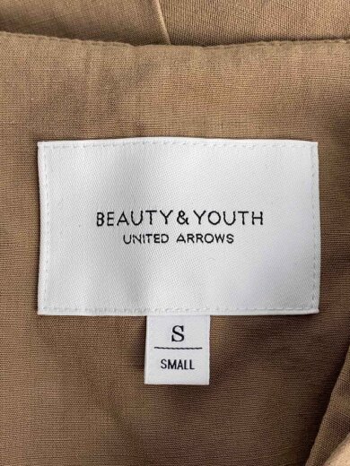 商品画像：ベスト/S/レーヨン/BRW/無地/1625-139-4714 3