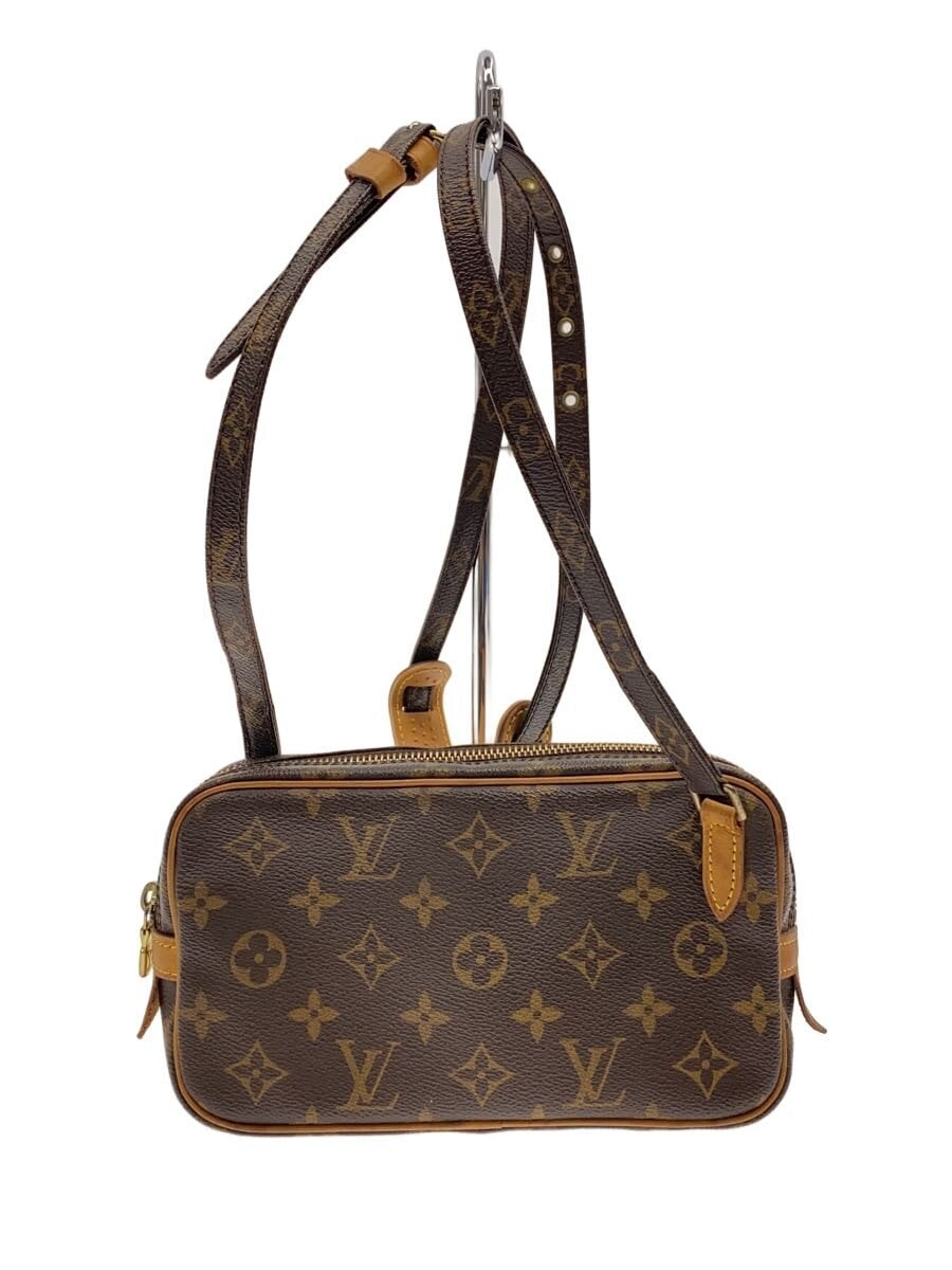 LOUIS VUITTON / ポシェット・マルリー・バンドリエール_モノグラム・キャンバス/PVC/BRW