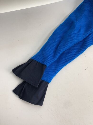 商品画像：Firm Wool Combination DRESS/36/ウール/BLU/300DA273-2530 5