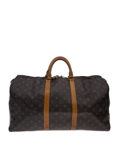 商品画像：キーポル50_モノグラム・キャンバス/PVC/BRW 1