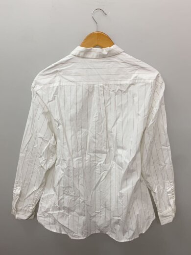 商品画像：長袖シャツ/46/コットン/WHT/ストライプ/sh03213 2
