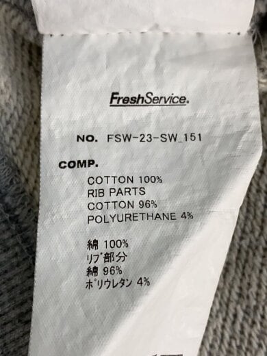 商品画像：スウェット/M/コットン/GRY/無地/FSW-23-SW_151 5