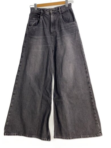 商品画像：ワイドパンツ/1/--/BLK/無地/FWFP242003 1