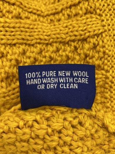 商品画像：ニット・セーター(厚手)/M/ウール/YLW 5