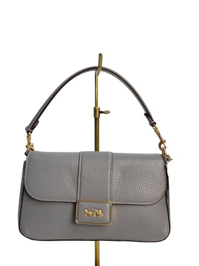 商品画像：ハンドバッグ/レザー/GRY 1