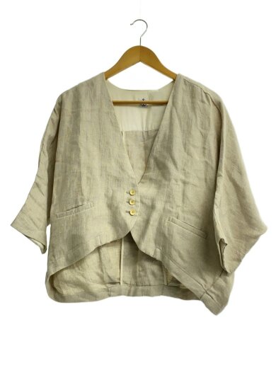 商品画像：ジャケット/38/リネン/BEG/B0141LFJ007 1