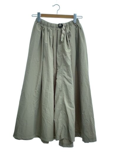 商品画像：ロングスカート/FREE/ナイロン/BEG/無地/GLSK-22S2181 1