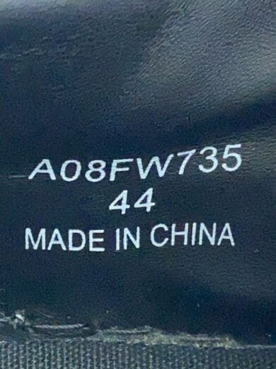 商品画像：ローカットスニーカー/44/BLK/A08FW735 5