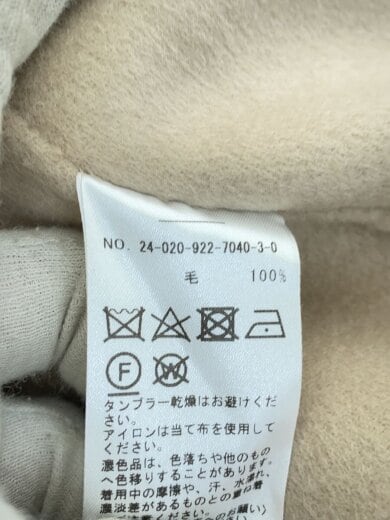 商品画像：ジャケット/--/ウール/BEG/無地/24-020-922-7040-3-0 4