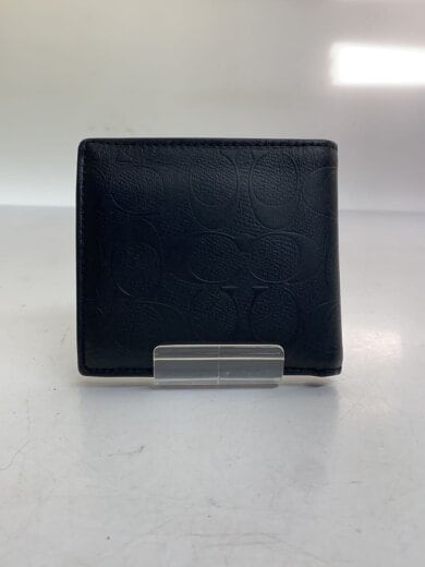 商品画像：2つ折り財布/--/BLK/無地/メンズ 2