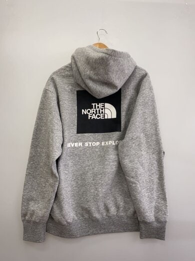 商品画像：BACK SQUARE LOGO HOODIE_バックスクエアロゴフーディ/XL/コットン/GRY/無地// 2