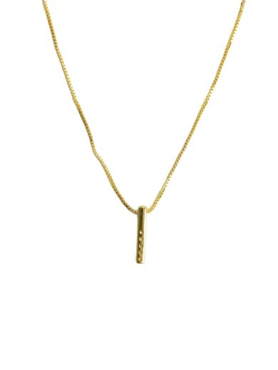 商品画像：ネックレス/SV925/GLD/トップ有/レディース 1