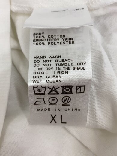 商品画像：Tシャツ/L/コットン/WHT/25-071-340-0031-1-0// 4