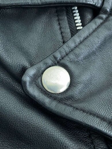 商品画像：AWESOME LEATHER/ダブルライダースジャケット/O/山羊革/BLK/AL-006-LADIES 8