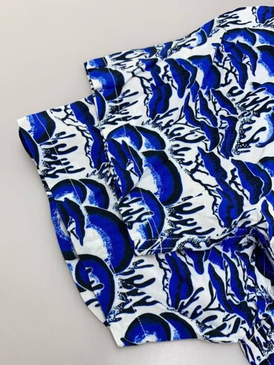 商品画像：CORAL PATTERN SHIRT/M/レーヨン/BLU// 5