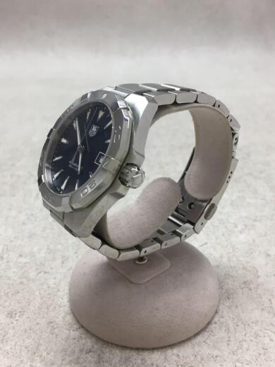 画像：TAGHeuerアクアレーサー/クォーツ腕時計/ステンレス/BLU/SLV/WAY1112.BA0928/箱有// AQUARACER2