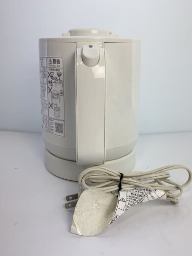 商品画像：電気ポット・電気ケトル 蒸気レス わく子 PCJ-H080-W [ホワイト]// 4