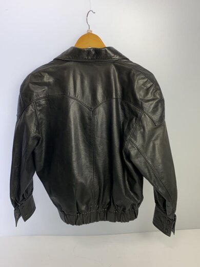 商品画像：レザージャケット・ブルゾン/4/レザー/BLK 2