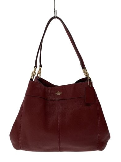 商品画像：トートバッグ/レザー/RED/無地/F23997 1