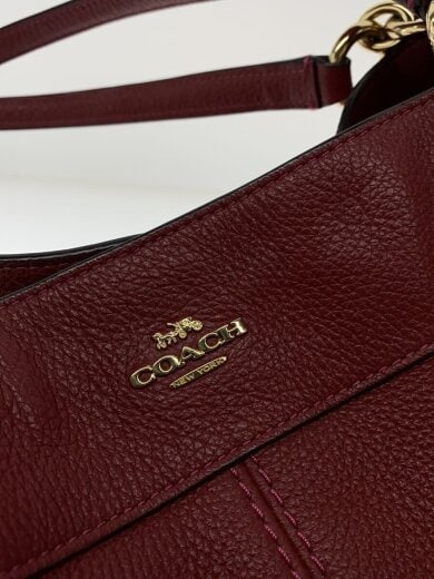 商品画像：トートバッグ/レザー/RED/無地/F23997 5