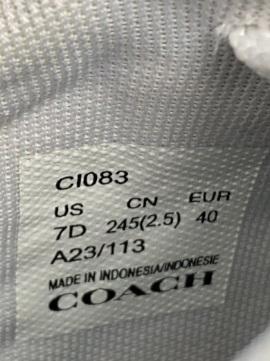 商品画像：ローカットスニーカー/US7/BLK/C1083 5