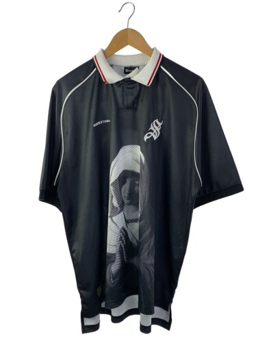 商品画像：半袖シャツ/XL/ポリエステル/BLK/150-37012// 1