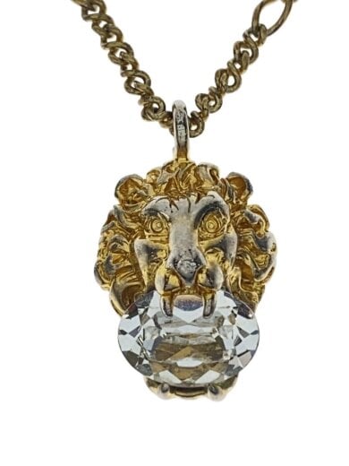 商品画像：ライオンヘッド/ネックレス/--/GLD/トップ有/メンズ 1