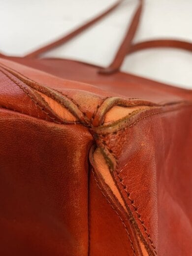 商品画像：トートバッグ/レザー/BRW/無地 8