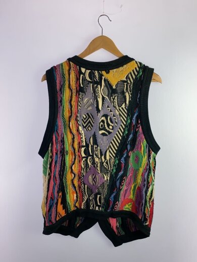 商品画像：ニットベスト(薄手)/S/コットン/マルチカラー/総柄 2