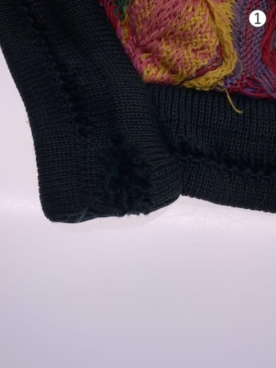 商品画像：ニットベスト(薄手)/S/コットン/マルチカラー/総柄 4