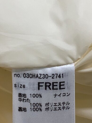 商品画像：RIBBON GATHER PUFFER/ジャケット/FREE/ナイロン/CRM/030HAZ30-2741// 4