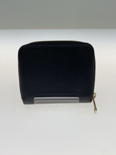 商品画像：2つ折り財布/フェイクレザー/BLK/無地/レディース 2
