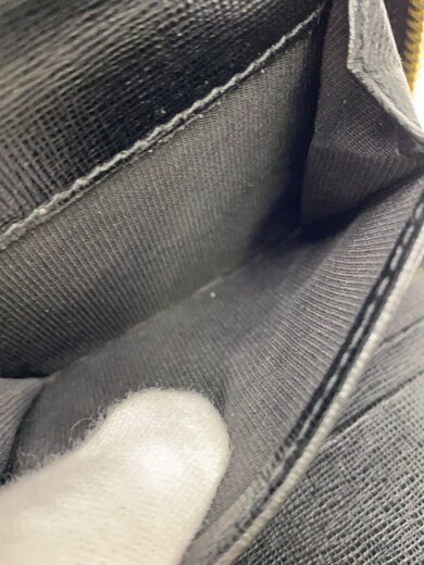 商品画像：2つ折り財布/フェイクレザー/BLK/無地/レディース 5