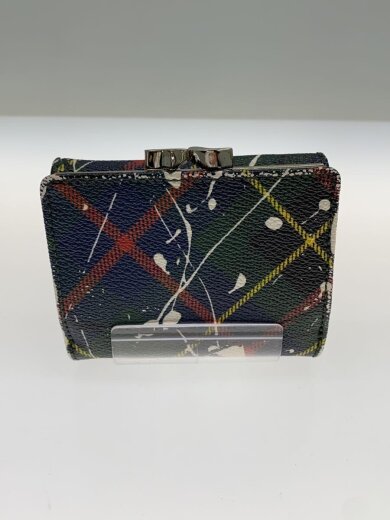 商品画像：3つ折り財布/レザー/マルチカラー/チェック/レディース 2