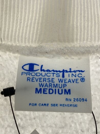 商品画像：REVERSE WEAVE/スウェット/M/コットン/WHT/C8-Q027/襟黄ばみ有// 3