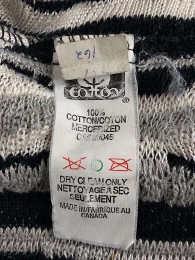 商品画像：ニット・セーター(厚手)/L/コットン/ブラック/3Dニット/カナダ製 5