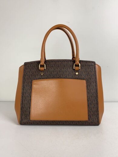 商品画像：トートバッグ/レザー/BRW/総柄 3