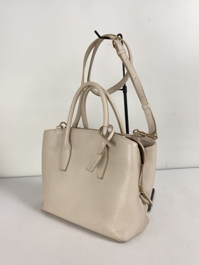 商品画像：2Way/ハンドバッグ/レザー/ベージュ 2