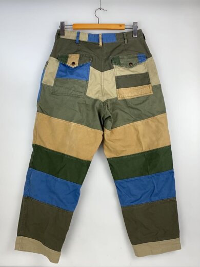 商品画像：パッチワークブッシュパンツ/M/コットン/マルチカラー/38-24-0180-791 2