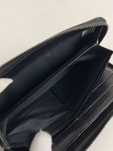 商品画像：CURRENT/長財布/レザー/ブラック/無地/メンズ 7