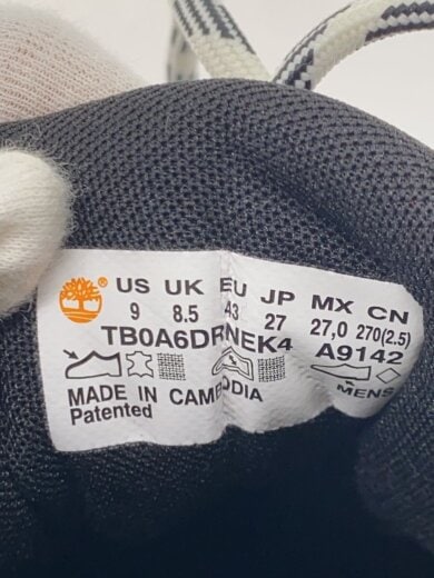 商品画像：ローカットスニーカー/27cm/BLK/TB0A6DRNEK4 5