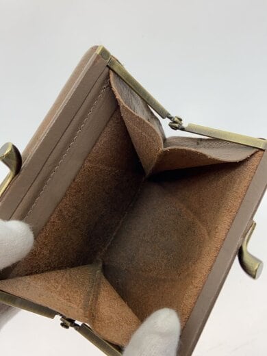 商品画像：2つ折り財布/レザー/BEG/レディース 5