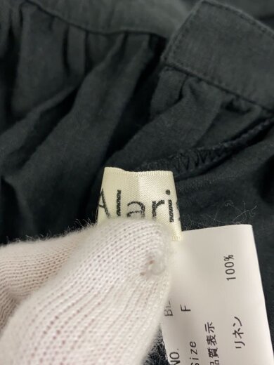 商品画像：Alaris/スクイードエプロンワンピース/FREE/リネン/ブラック 3