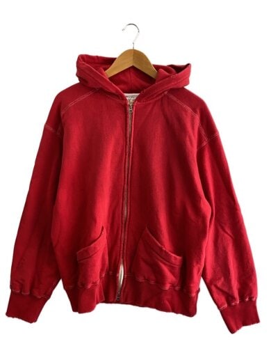商品画像：ジップパーカー/1/コットン/RED/ANC-CT136 1