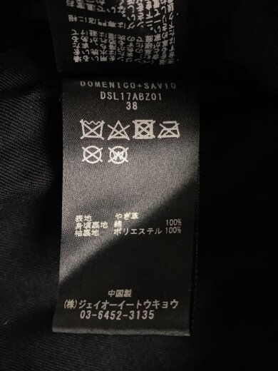商品画像：ダブルライダースジャケット/38/レザー/ブラック/DSL17ABZ01// 4