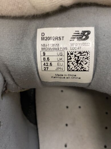 商品画像：M2002RST/グレー/27cm/GRY/スウェード 5